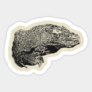 Komodo dragon Sticker